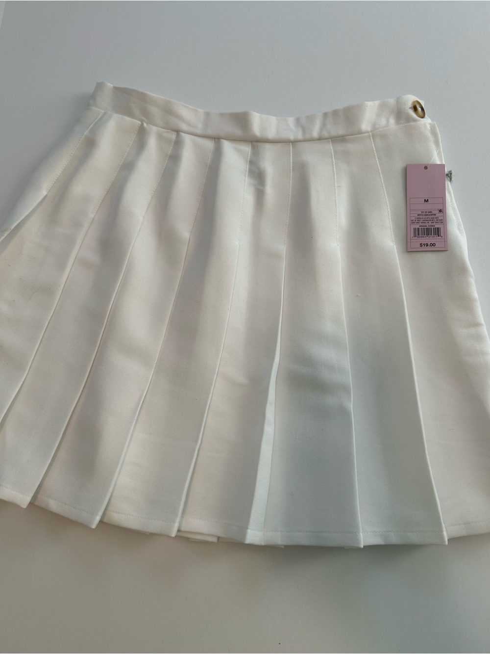 wild fable White Pleated Mini Skirt